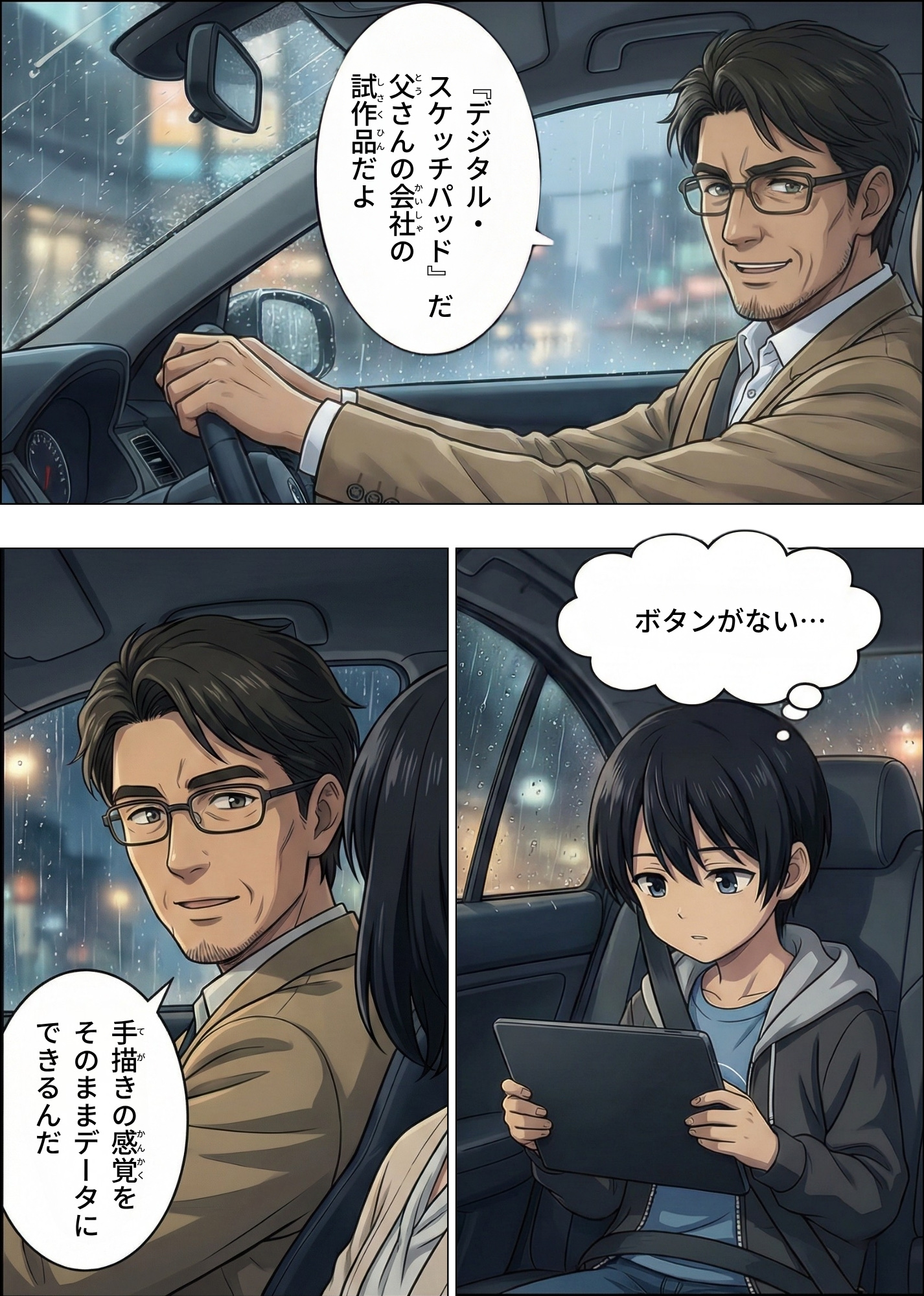 漫画第1話 デジタル・スケッチパッド